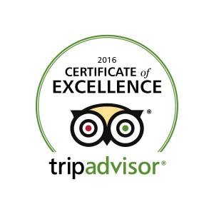 Trip Advisor’s Certificate of Excellence for Marble Zip Tours
